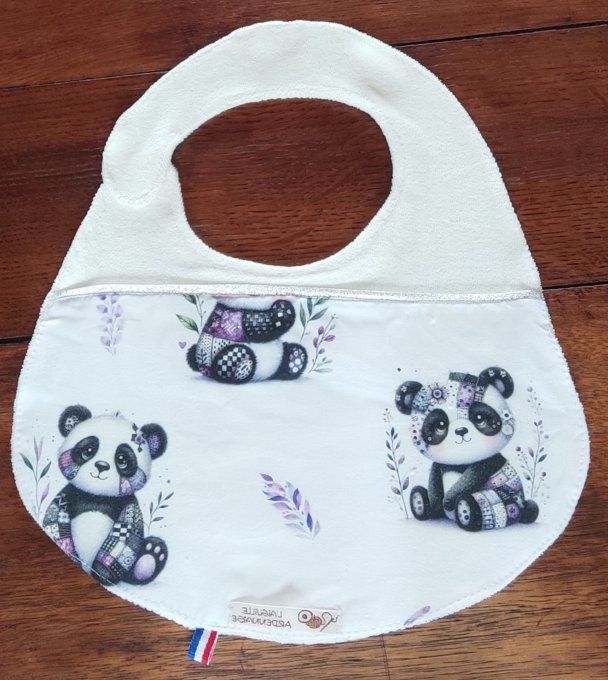Bavoirs panda personnalisable