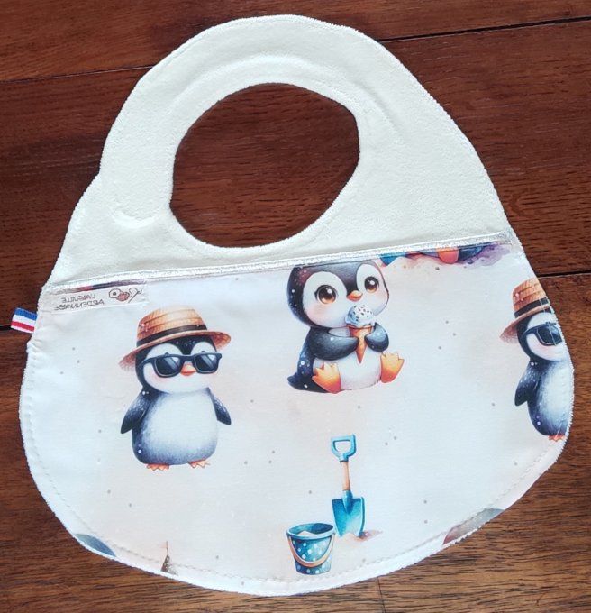 Bavoirs  pinguin personnalisable