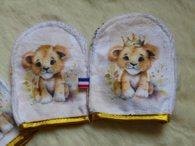 gant de toilette Lionceau