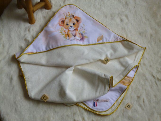 Cape de bain Lionceau